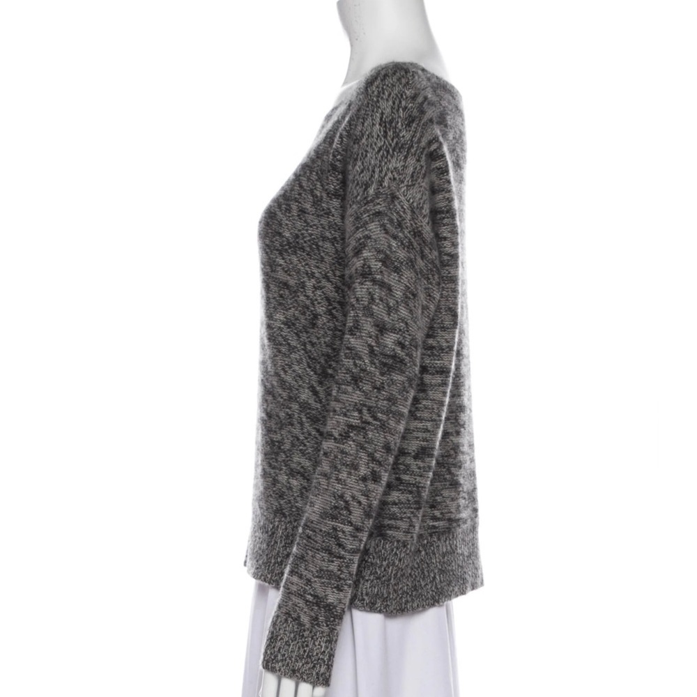 Ann Taylor The Loft Grey Cable Knit Sweater